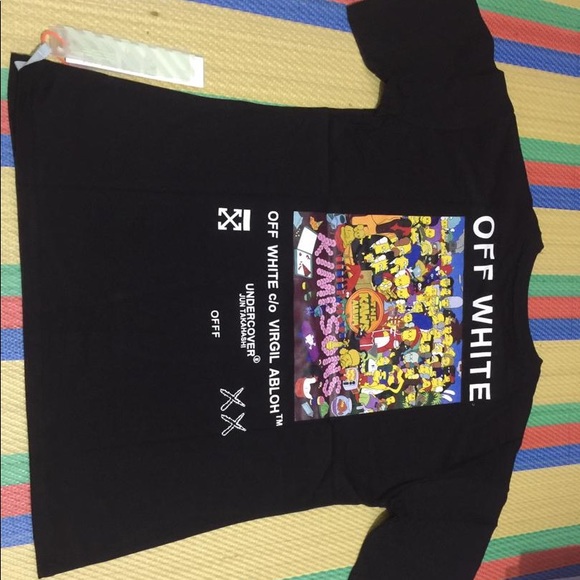 off white x kaws tee